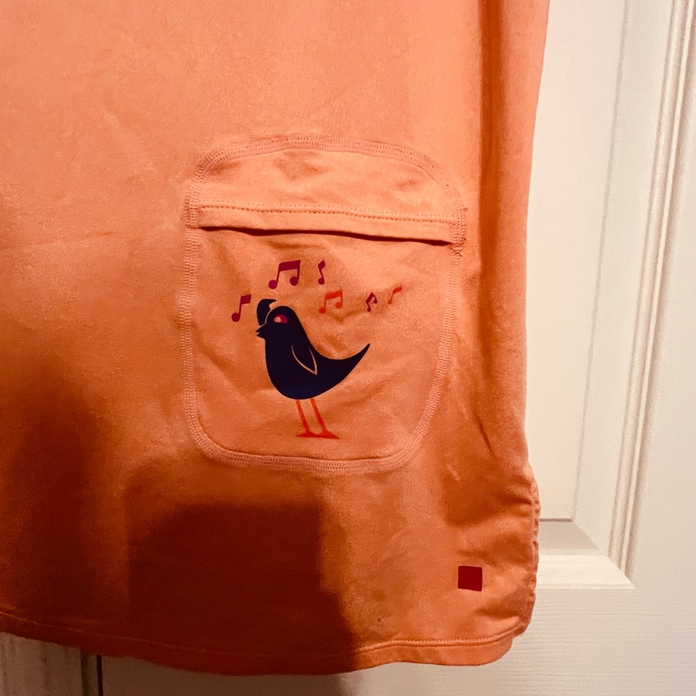 Vibrant Orange / Peach Sleeveless Tank Top Women Cycling - Picture 5 of 8